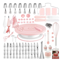 Kit De Decoración De Pasteles, Belug 137 Piezas De Suministros De Decoración De Pasteles Con Tocadiscos Para Decoración