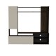 thumbnail image 2 of Estante Tv 70" Nolic 2 Puertas 167X178.6X36.5 Cm Capri - Nogal, 2 of 9