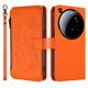 thumbnail image 2 of Funda Cartera Mariposa para [Xiaomi 15 Ultra] con Soporte y Cremallera Naranja, 2 of 6