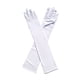 thumbnail image 1 of suxuMhao Guantes Formales Largos de Muñeca, Guantes Elásticos de Dedo Completo, Blancos, 5 Pares, Talla Única, Guantes para Ocasiones Formales, Presentación de Baile, Ceremonia, Banquete y, 1 of 2