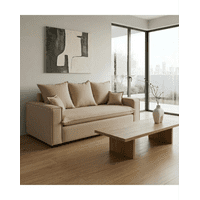 Luzyhogar - Sofá Madrid 160Cm - Lino Arena