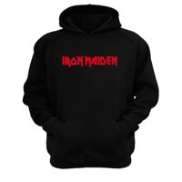 Genérico - Poleron Canguro Iron Maiden Negro Talla L Unisex