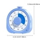 thumbnail image 2 of Blue Rechargeable Silent Kitchen Timer School Family Visualization Countdown Reminder Primary And Secondary School Stationery Back-to-school Season Gift, 2 of 5