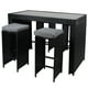 thumbnail image 1 of Bar Terraza Merida 4 Personas Mesa Negro, 1 of 6
