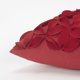 thumbnail image 5 of Almohada Rizzy Home T07925 Relleno de Poliéster 18x18 cm Rojo/Rosa, 5 of 6
