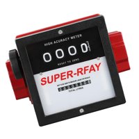 Magideal - Medidor De Combustible Mecánico, Medidor De Flujo De Combustible, Alta Confiabilidad Para Bomba De Transferencia De Combustible, Lectura Cla , 1 1 Pulgada