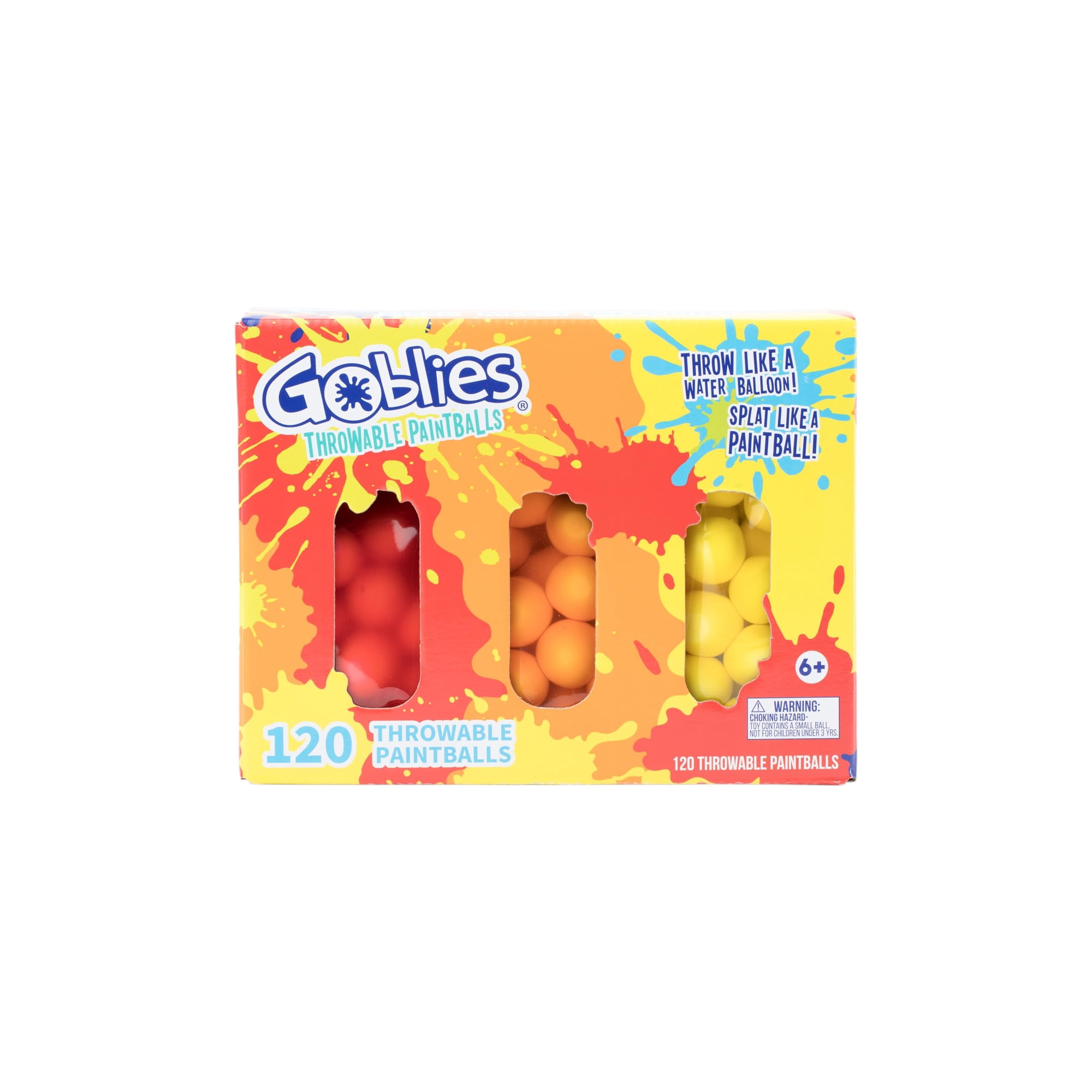 Goblies - Pelotas De Pintura Lanzables, Lavables Y No Tóxicas Para Niños Mayores De 6 Años