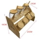 thumbnail image 2 of Set Condimentero de Vidrio con Base de Madera y Cucharas, 2 of 3
