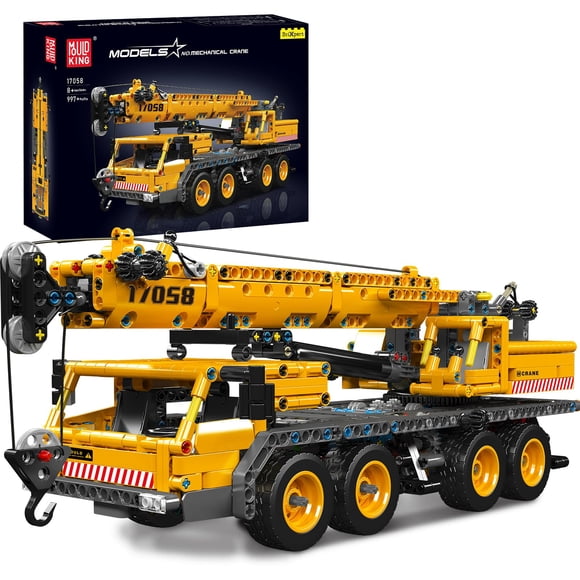Set de construcción Mould King City Mobile Crane Truck 17058 997 piezas