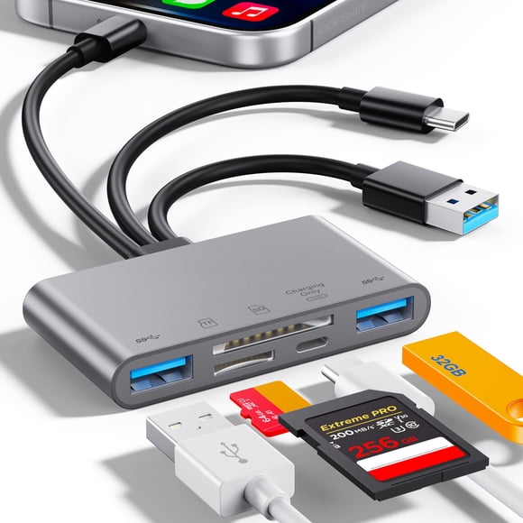 Lector de tarjetas SD JOOPSHEE adaptador USB 3.0 5 en 1