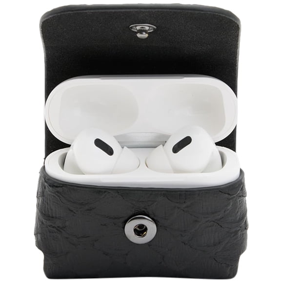 Funda para AirPods AllSaints Snake Negra compatible con 3.ª generación
