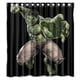 thumbnail image 1 of Cortina de ducha con diseño de Hulk, juego de cortinas de baño con ganchos, tamaño 66 x 72 pulgadas, 1 of 3