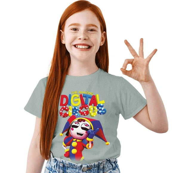 Polera Estampada Niño Digital Circus Ponmi