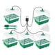 thumbnail image 1 of Bandejas Para Plantas Con Macetas De Vivero Para Plantas Con Luz De Crecimiento Para Jardín De Germinación Interior, 5 Piezas Regulares, 1 of 3