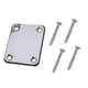 thumbnail image 4 of 1 set placa de cuello de guitarra para guitarra eléctrica reemplazo de bajo plata, 4 of 5
