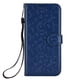 thumbnail image 2 of Funda Cartera Lunares Motorola Moto G 5G 2025 con Tarjetero, Correa y Soporte Azul, 2 of 6
