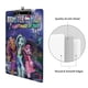 thumbnail image 3 of Monster High Portapapeles de acrílico A4, tamaño carta estándar, carpeta con clip 31.8x 21.5CM para estudiantes, profesores y oficina, 3 of 6