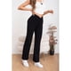 thumbnail image 3 of Pantalon Mujer Tipo Calza Flare Lanilla Tiro Alto Full Elasticado 5064, 3 of 4