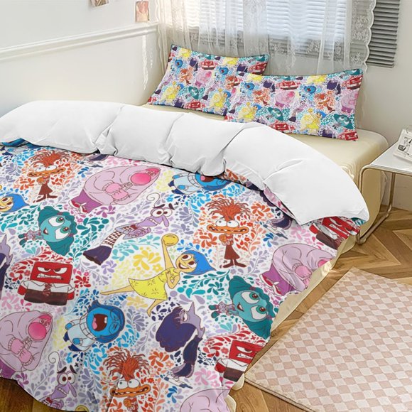 Emotions Leaf Inside Out Comforter Set Soft 3 Pcs Twin Bedding Sets Thicken for All Season
