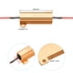 thumbnail image 2 of Resistor de carcasa de aluminio de 50W 10 Ohmios 4 piezas Resistor de carcasa de aluminio con clips Resistor de potencia con rosca dorada, 2 of 6