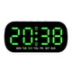 thumbnail image 2 of Reloj Despertador Digital Ajuste De Brillo De 5 Niveles Para Dormitorio, Estante, Sala De Estar, Verde, 2 of 5