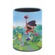 thumbnail image 3 of Presiona Start-theme Cylinder Pen Holder Pencil Organizer with Flannel Lining PVC Leather Material Cardboard Base for study work 10*8CM, 3 of 6