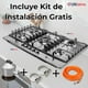 thumbnail image 5 of Encimera Gas Licuado 5 Platos Acero Inox con Chispero + Kit de Instalación, 5 of 11