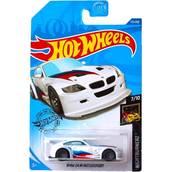 Carro de Juguete Hot Wheels Nightburnerz Z4 M Motorsport Blanco 172/250