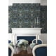 thumbnail image 5 of Papel pintado NextWall 52 cm x 4,6 m Denim y Salvia Floral, 5 of 9