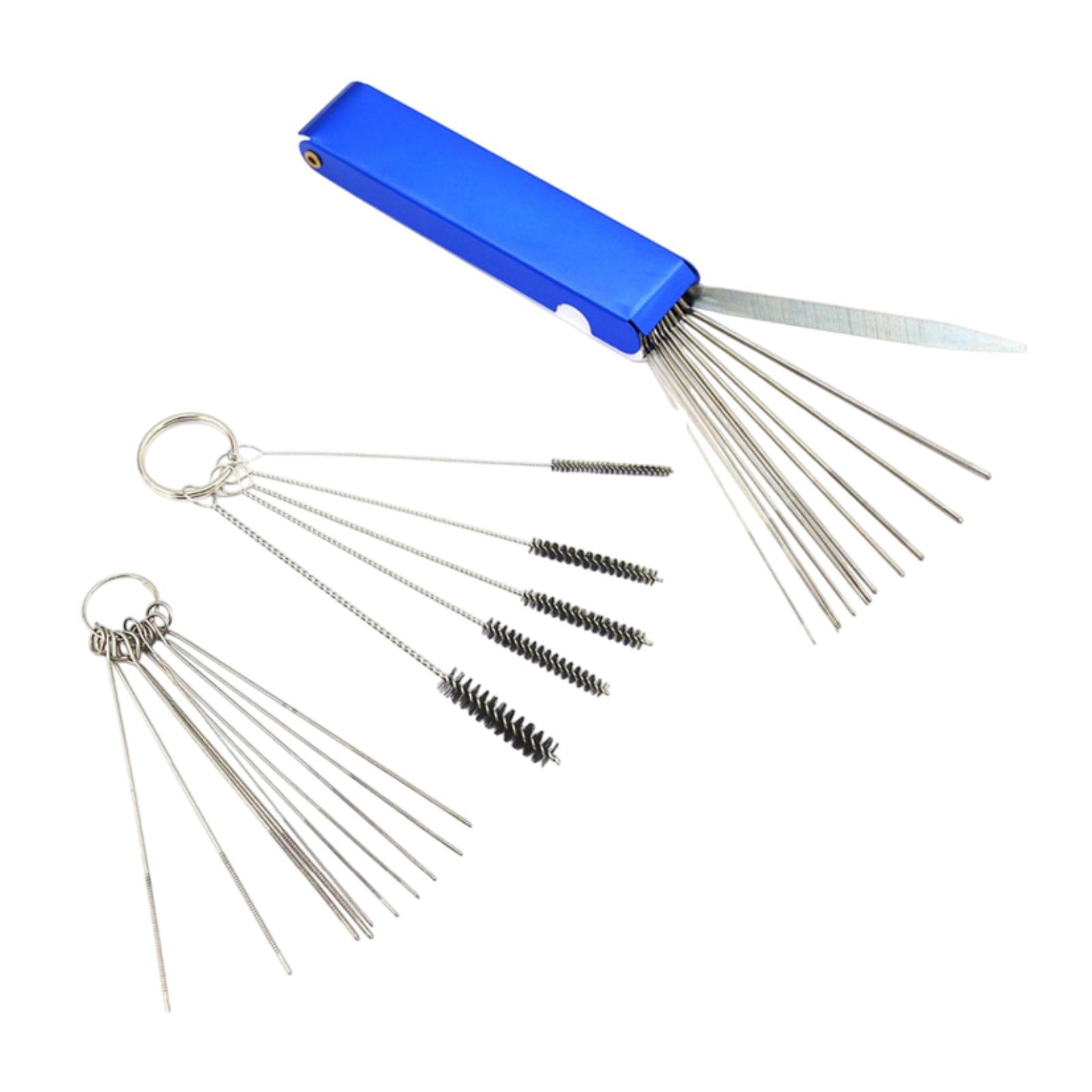 Magideal - Callerettor Limpiador De Cepillo De Cepillo Herramientas De Eliminación Del Carburador De Carburador Portátiles Multifunción Remover Para Motores De A Sin Pasador De Raspado