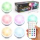 thumbnail image 1 of Luces LED Puck Recargables RGB VYANLIGHT - Pack de 6, 1 of 6