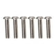 thumbnail image 1 of Tornillos De Sillines De Puente De Guitarra De Hierro Duraderos Para Piezas De Puente De Guitarra Eléctrica Argent, 1 of 5