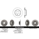 thumbnail image 2 of Disco Freno para auto Mercedes Benz C200 2008-2014 Trasero, 2 of 3