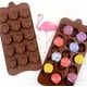 thumbnail image 3 of 2 moldes de silicona con forma de rosa para chocolate, 15 cavidades, para dulces, cera, caramelos, gomitas, gelatina, resina, velas, jabón, repostería, decoración de pasteles., 3 of 7