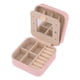 thumbnail image 3 of Caja de Joyas Portátil REGALWOVEN con Espejo, Mini Organizador de Joyas de Cuero PU S, 3 of 7