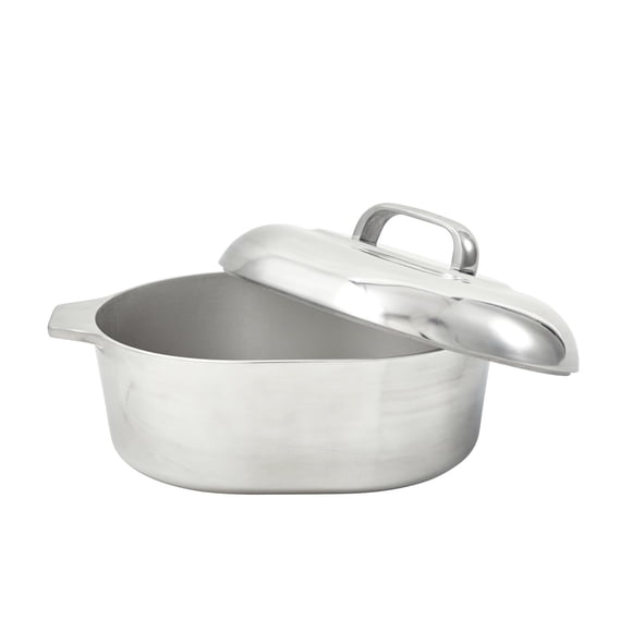 Toaster Imusa USA Cajún ovalado de aluminio pesado, 15 L, plata