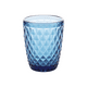 thumbnail image 1 of Set 4 Vasos Bajo 24cl Azul Diamante Vidrio Lugano, 1 of 3