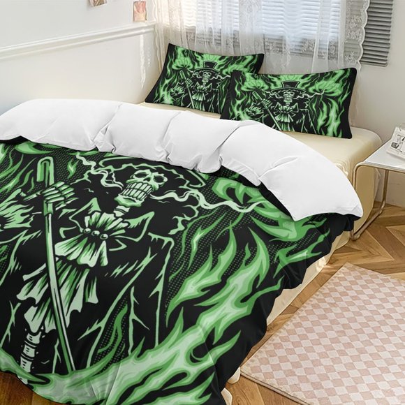 Brook Bed Duvet Cover Funny Anime Cartoon Bedding Sets Lightweight 3 Piece Comforter Sets