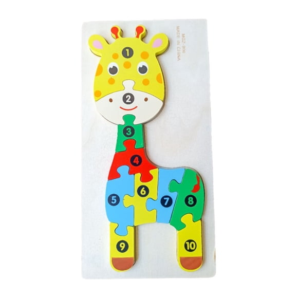 Puzzle Rompecabeza Didactico jirafa niños