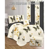 Genérico - Sabana Con Cubrecama 2 Plazas