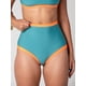 thumbnail image 3 of Bottom de Bikini Daikiri Mujer Calzón Tiro Alto Sin Elasticos Verde Oscuro Naranjo Protección UV50+, 3 of 3