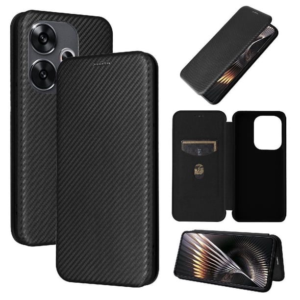 Funda Flip para FOXDOCK Xiaomi POCO F6 - Funda magnética de negocios, funda protectora delgada