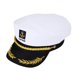 thumbnail image 1 of Gorro de barco GUDVES, gorro de capitán blanco para adultos, azul marino, 1 of 9