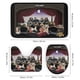 thumbnail image 3 of FALL OUT BOY-theme 4-Piece Shower Curtain Set with Rugs, Waterproof Bathroom Decor Set Includes Bath Mat, U-Shaped Rug, Toilet Lid Cover and Curtain with Hooks, 3 of 6