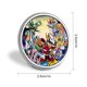 thumbnail image 2 of Los Caballeros del Zodiaco-Theme Round Button Badge: Premium Metal Construction, Ideal for High-End Events 2.8 cm, 2 of 6