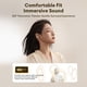 thumbnail image 3 of Auriculares Bluetooth Philips TAT3469 con micrófono AI, color negro, 3 of 4