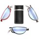 thumbnail image 1 of Yiwaeye Gafas de Lectura Plegables Media Luna Luz Azul 3 Pares +1.5, 1 of 6