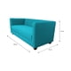 thumbnail image 3 of Sofa Juanita 2 Cuerpos Chenille Turqueza, 3 of 3