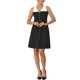 thumbnail image 2 of INSPIRE CHIC Vestido Vintage de Mujer con Cuello, Sin Mangas, Decoración de Botones, Cóctel de Noche, Línea A, Mini Vestidos 2XL Negro, 2 of 5