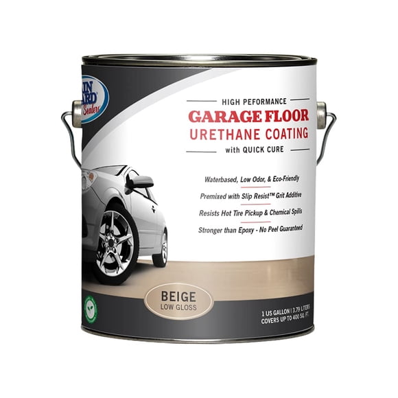 Sellador de uretano para suelo de garaje, protector contra lluvia SP-1504, color beige, 3,78 L